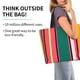 thumbnail image 2 of Fotbe Vertical Stripes Bolsa Tote Estética de Lona con Estampado para Mujer - Bolsa Reutilizable de Hombro Casual para Vacaciones, Compras, Trabajo y Gimnasio, 2 of 8
