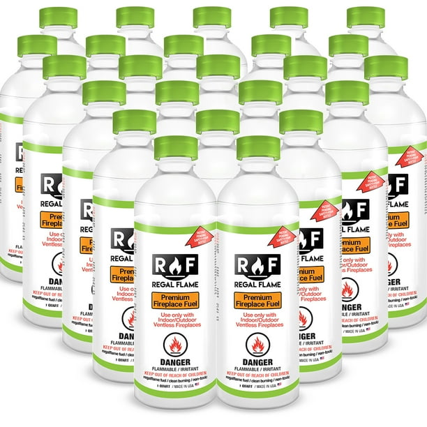 Regal Flame Ultra Pure Ventless Bio Ethanol Fireplace Fuel 24 Quarts