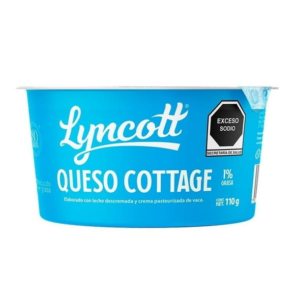 Queso cottage Lyncott 1% grasa 110 g
