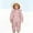 Pink, variant on lnmuld Kids One-piece Solid Color Boys Winter Thermal Romper Jumpsuit Insulated Baby Snowsuit Warm Padded Coverall for Toddler Kids Outdoor Play Size:3-4 Years