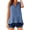 Navy, variant on Womens Tank Tops 2026 Summer V Neck Sleeveless Cotton Linen Shirts Loose Fit Lace Boho Blouse Clothes Embroidered Eyelet Dressy Casual Blouses Beach Vacation Clothes Beige L