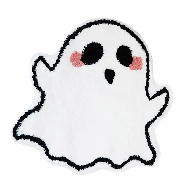 Halloween Front Door Mat Indoor Doormat Pumpkin Design Entrance Rug Farmhouse Style Decorative Mat for Home