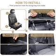 thumbnail image 3 of Organizador LUCMO para asiento trasero de coche con soporte para tableta, 2 unidades, negro, 3 of 8