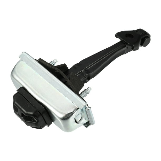 Limitador de tope de correa de control de puerta delantera izquierda y derecha de coche apto para Chevrolet Silverado apto para GMC Sierra-paquete de 1 negro