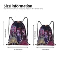 thumbnail image 2 of Pofeuu Monster High for Water-Resistant 210D Drawstring Bag Compact Foldable Design Gym Yoga Travel Essentials Lightweight Carryall-Medium, 2 of 6