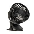 thumbnail image 6 of Sahpxhe Portable Rechargeable Clip-On Fan, 3 Speed Personal Cooling Fan for Office, Dorm and Study Black, 6 of 6