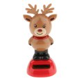 thumbnail image 2 of 2x Figuras de Baile de Energía Solar Santas Elk Toy Navidad Decoración de Coche para El Hogar Adorno Sunnimix Ornamento de decoración de autos, 2 of 8
