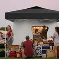 thumbnail image 4 of 10x10 Pop-Up Canopy Tent with Removable Sidewall, Commercial-Grade Shelter, Waterproof, UV 50+, Wheeled Bag & Adjustable Height, 4 of 8
