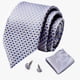 thumbnail image 4 of Corbata para hombre, traje formal, traje profesional a rayas, traje de verano, 4 of 6