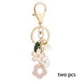 thumbnail image 3 of Pack de 2 Porte-Clés en Alliage de Zinc Fournitures Utilisation Quotidienne Multifonctions Split Sac Pendentif Ornement Chic Porte-Clés de Conception, 3 of 9
