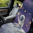thumbnail image 6 of ZUXONGSY Car Seat Cover Towel Moon Astronaut Print Car Seat Protector Front Seats Breathable Towel Bucket Seat Covers Gift for Car Outdoor Sport Activities, 6 of 8
