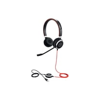 Jabra Evolve 40 UC stereo - Headset - on-ear - wired - 3.5 mm jack