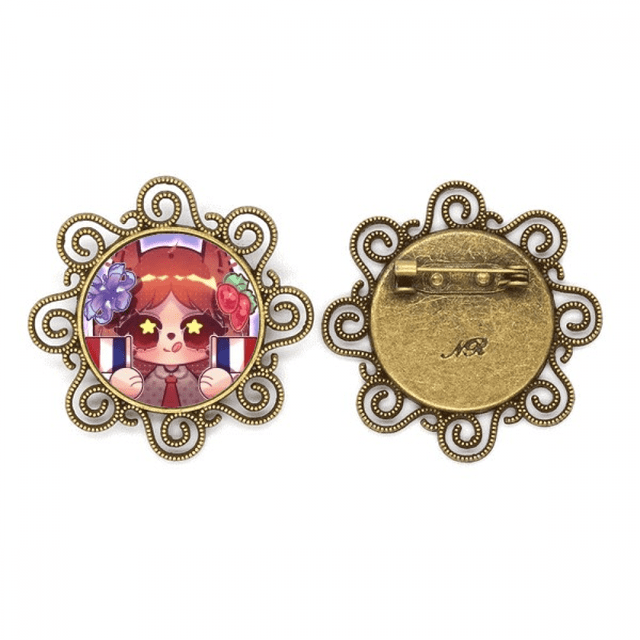 Broche de flores, regalo de joyería para mujeres y niñas Unbranded M