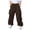 H246 Brown, variant on SJLDQY Boys Cargo Pants Straight leg Casual Baggy Pants Solid Color Loose Fit Trousers with Pockets