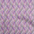 thumbnail image 1 of oneOone Georgette Viscose Purple Fabric Abstract Sewing Craft Projects Fabric Prints By Yard 42 Inch Wide, 1 of 4