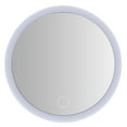 thumbnail image 1 of 20X Magnifying Makeup Mirror with Light, 3 Color LED Vanity Mirror for Travel, Business Trip, Bathroom, Bedroom, Makeup - Suction Cups, Foldable Stand, Rechargeable, 1 of 7