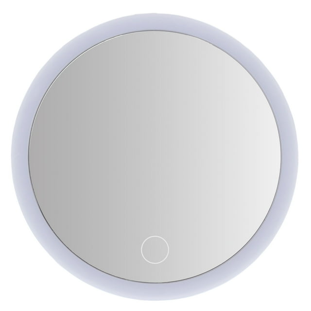 20X Magnifying Makeup Mirror with Light, 3 Color LED Vanity Mirror for Travel, Business Trip, Bathroom, Bedroom, Makeup - Suction Cups, Foldable Stand, Rechargeable
