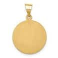 thumbnail image 4 of FJC Finejewelers 14 kt Yellow Gold Polished and Satin St. Charles Medal Hollow Charm 29 x 19 mm, 4 of 6