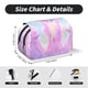 thumbnail image 5 of Disketp Purple Sparkling Butterfly Estuche de Lápices de Doble Capa con Tapa Abatible y Cremallera, Organizador Escolar para Adolescentes y Adultos, 5 of 7