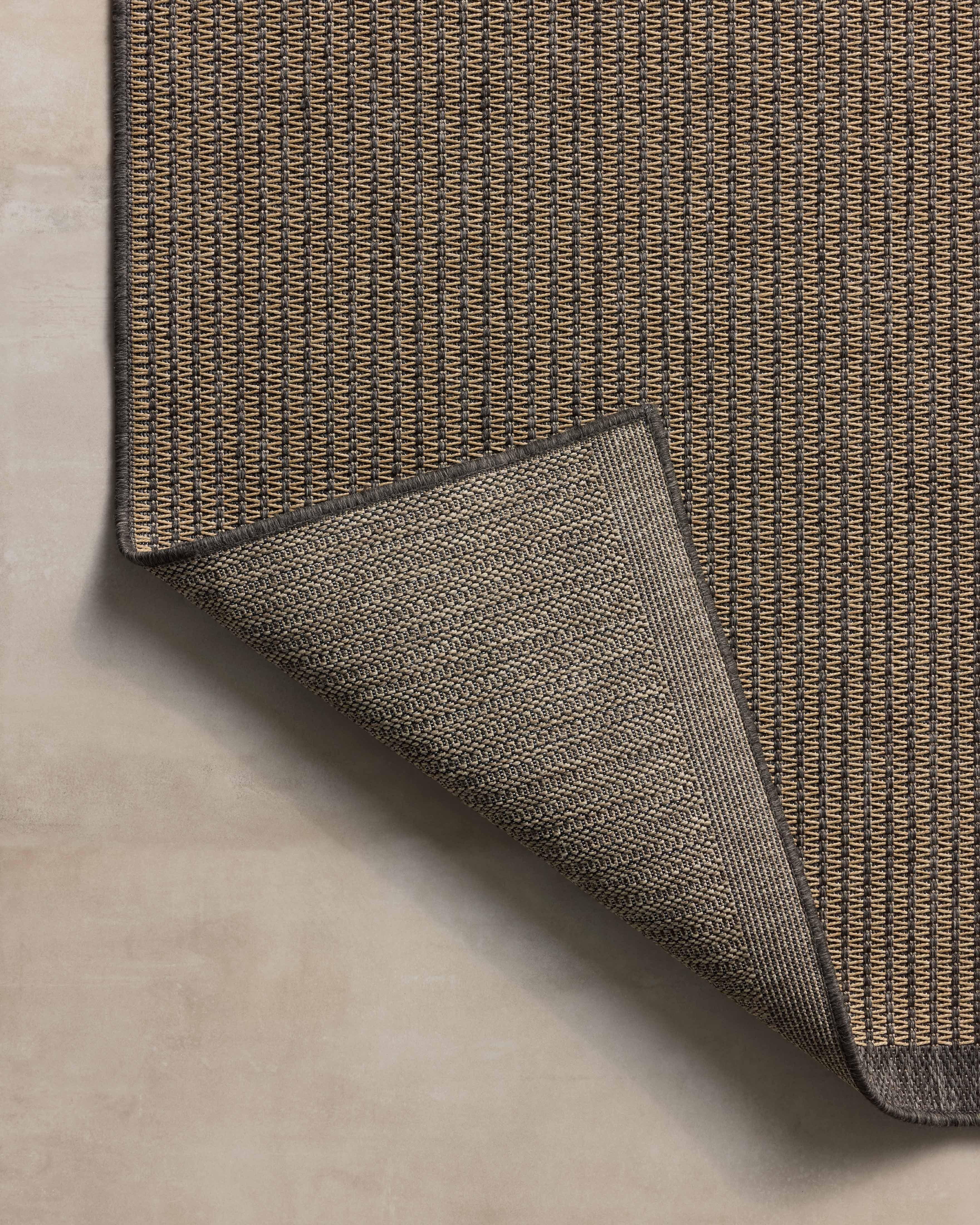 Chris Loves Julia x Loloi Providence Wheat / Charcoal 7'-6" x 7'-6" Round Area Rug