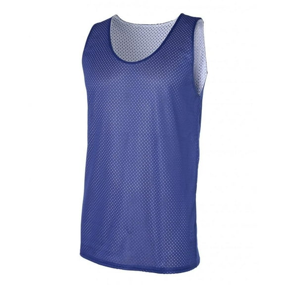 Badger - Tanque reversible de Mesh Pro - Royal / White - Grande Badger Camiseta sin mangas