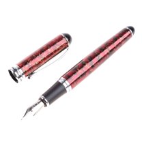 Milue JINHAO x750 Lava Red Medium Nib Fountain Pen Nice Gift
