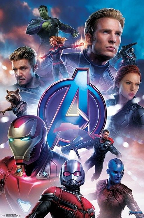 Poster - Studio B - Avengers Endgame - Group 36x24" Wall Art P7255