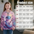 thumbnail image 7 of Uorisanigo Girls Half Zip Pullover Sweatshirt Fall Spring Outfits Clothes Cherry Blossom Snake Kids Long Sleeve Zipper Sweatshirt Oversized School Pullover Tops Hoodies No Hood, 7 of 7