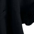 thumbnail image 3 of Sokhug Faux Mink Fur Shawl Wraps for Women Winter Fall Belt Elegant Cape Warm Cozy Solid Furry Poncho Shawl Cardigan, 3 of 4