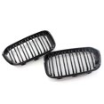 thumbnail image 4 of Par De Rejillas Delanteras De Coche Negras Brillantes, Vallas Dobles, Rejillas De Carreras De Estilo De Coche Para Bmw F20 F21 1 Series 2015-2016 Scienceny VI007169-00, 4 of 7