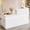 1.6 meters – white with lights, variant on Esheno Reception Desk with LED Lights and Drawer Solid Wood Construction Spacious Desktop Large Storage Cabinet 63 inch for Office Hotel Front Desk