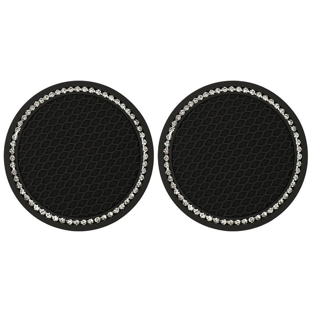 Cojín de silicona antideslizante para asiento de botella, alfombrilla de copa de diamante para coche, 2 uds. Wmkox8yii FHAKJF2503