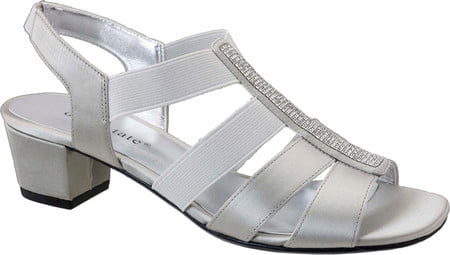 David Tate Womens Lilly Silver Cosmo 8 M US