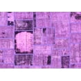 thumbnail image 1 of Ahgly Company Indoor Rectangle Patchwork Pink Transitional Area Rugs, 7' x 10', 1 of 4