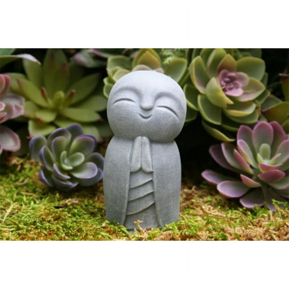 JIZO Statue de Bouddha Extérieur Japonais Décoration de Jardin Décoration Maison Ornement Résine