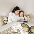 thumbnail image 5 of jejeloiu Leopard Cheetah Print Full Size Comforter Sets,Beige Cute Butterfly Bedding Comforter Set,Modern Aesthetic Art Bedding Sets For Girls Kids,Ultra Soft Home Decor Reversible,3-Piece, 5 of 8
