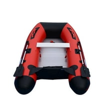 BRIS BSR270 3-Person 8.8Ft Black Inflatable Raft, Boat, Oars, Pump, Bag, Repair Kit