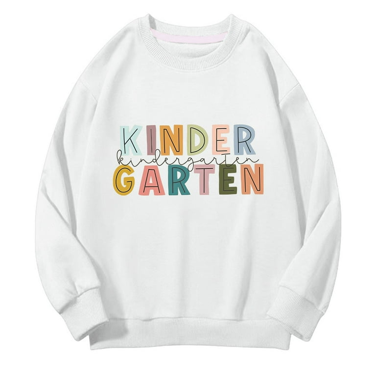 Coerni Girls First Day of School Pullover Boys Personalized