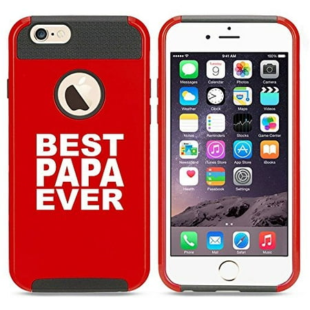 Apple iPhone 5 5s Shockproof Impact Hard Soft Case Cover Best Papa Ever