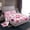 Pink White, variant on Homewish Children Teenagers Western Cowgirls Boots Hats 4 Pieces Queen Sheet Sets,Disco Ball Guitar Ultra Soft Flat Sheet,Old Fashion Queen Fitted Sheet,Ultra Soft Home Decor