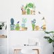 thumbnail image 3 of Un conjunto de pegatinas de pared, plantas en maceta, pájaros, autoadhesiva, pegatina de pared creativa para sala de estar, dormitorio, oficina, cocina JAMW Sencillez, 3 of 5