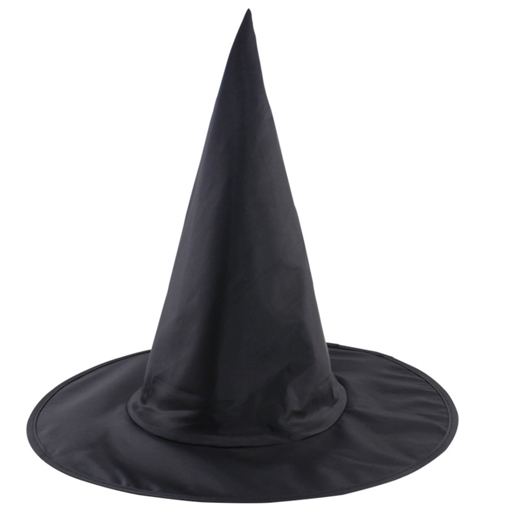 Sijiali Adult Women Black Witch Hat 