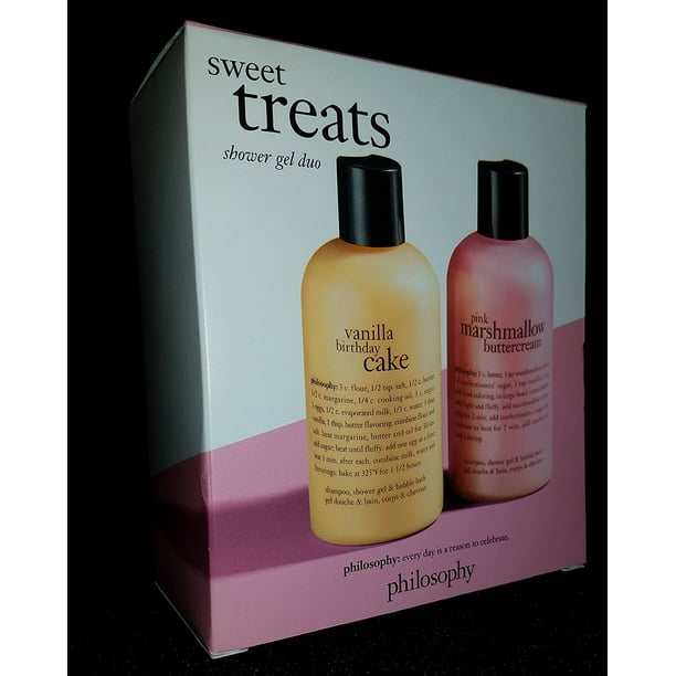 Philosophy Sweet Treats Shower Gel Duo Vanilla Birthday Cake & Pink