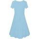 thumbnail image 3 of mfyjkho Vestidos midi para mujer, Vestidos lisos para mujer, verano, casual, sin mangas, con pliegues, con lazo frontal, plisado, minivestido de playa para vacaciones con bolsillo xxl, 3 of 6