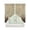 BurlyWood, variant on Brown Forest Swag Valances for Windows, Vintage Tree Farmhouse Botanical Rod Pocket Sheer Valances for Large Windows, Swag Toppers Light Filtering for Kitchen Living Room 2 Panels 36''x63''