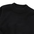 thumbnail image 5 of Boys Knit Cotton Pullover Sweaters Crewneck Warm Casual Long Sleeve Kids Fall Winter Clothes Black 6, 5 of 8