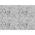 thumbnail image 1 of Ahgly Company Machine Washable Indoor Rectangle Transitional Gunmetal Gray Area Rugs, 7' x 9', 1 of 7