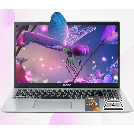 acer Aspire 3 Premium Laptop with Backlit Keyboard | AMD Ryzen 5 7530U CPU | 15.6 FHD IPS Display | 16GB RAM | 512GB PCIe SSD | Type-C | Wi-Fi 6 | Sleek & Portable | Windows 11 Pro