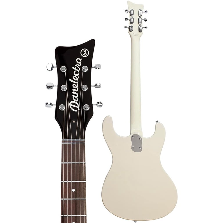 ホワイト エレキギター Danelectro '64 Electric Guitar White - Walmart.com