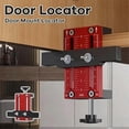 thumbnail image 2 of 2pcs Cabinet Door Installation Positioner,Aluminum Alloy Cabinet Hardware Jig,Adjustable Door Hinge Jig for Cabinet Door, 2 of 5